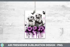 GorgeousAnimals Purple Drips Air Freshener design.