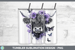 GorgeousAnimals Purple Drips Tumbler design.