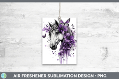 GorgeousAnimals Purple Drips Air Freshener design.
