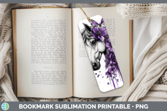 GorgeousAnimals Purple Drips Bookmark design.