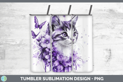 GorgeousAnimals Purple Drips Tumbler design.