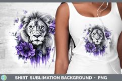 GorgeousAnimals Purple Drips Shirt design.