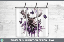 GorgeousAnimals Purple Drips Tumbler design.