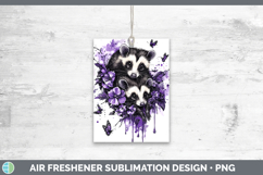 GorgeousAnimals Purple Drips Air Freshener design.