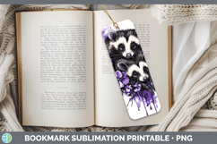 GorgeousAnimals Purple Drips Bookmark design.