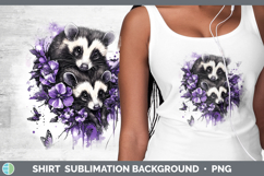 GorgeousAnimals Purple Drips Shirt design.
