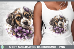 GorgeousAnimals Purple Drips Shirt design.