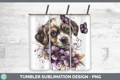 GorgeousAnimals Purple Drips Tumbler design.