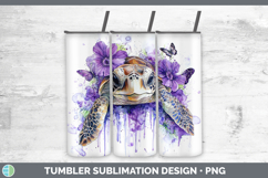 GorgeousAnimals Purple Drips Tumbler design.