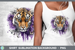 GorgeousAnimals Purple Drips Shirt design.