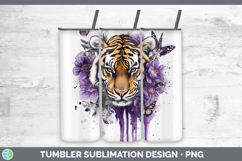 GorgeousAnimals Purple Drips Tumbler design.