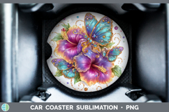 GorgeousAnimals Rainbow Summer Car Coaster design.