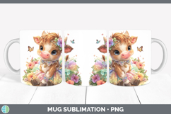 GorgeousAnimals Rainbow Summer Mug Wrap design.