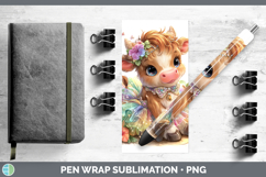 GorgeousAnimals Rainbow Summer Pen Wrap design.
