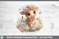 GorgeousAnimals Rainbow Summer Wind Spinner design.