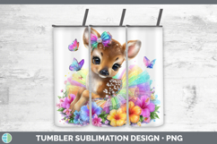 GorgeousAnimals Rainbow Summer Tumbler design.