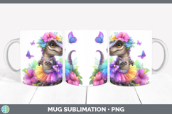 GorgeousAnimals Rainbow Summer Mug Wrap design.