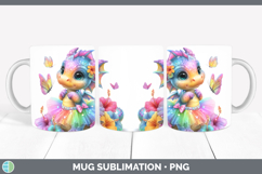 GorgeousAnimals Rainbow Summer Mug Wrap design.