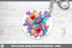 GorgeousAnimals Rainbow Summer Keychain design.