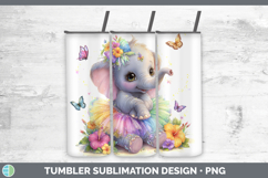 GorgeousAnimals Rainbow Summer Tumbler design.