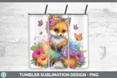 GorgeousAnimals Rainbow Summer Tumbler design.