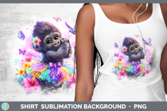 GorgeousAnimals Rainbow Summer Shirt design.