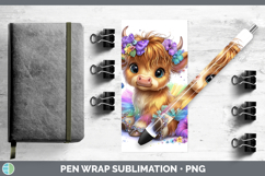 GorgeousAnimals Rainbow Summer Pen Wrap design.