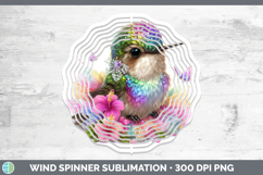 GorgeousAnimals Rainbow Summer Wind Spinner design.