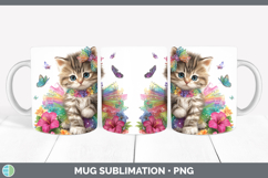 GorgeousAnimals Rainbow Summer Mug Wrap design.