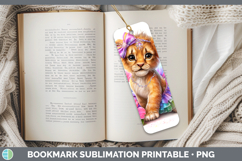 GorgeousAnimals Rainbow Summer Bookmark design.