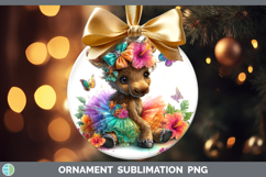 GorgeousAnimals Rainbow Summer Ornament design.