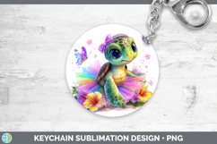 GorgeousAnimals Rainbow Summer Keychain design.