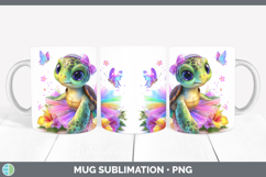GorgeousAnimals Rainbow Summer Mug Wrap design.