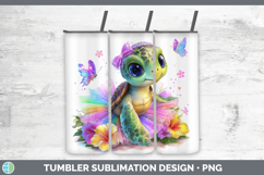 GorgeousAnimals Rainbow Summer Tumbler design.