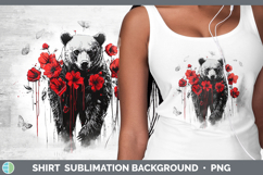 GorgeousAnimals Red Drips Shirt design.