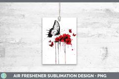 GorgeousAnimals Red Drips Air Freshener design.