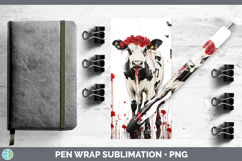 GorgeousAnimals Red Drips Pen Wrap design.