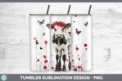 GorgeousAnimals Red Drips Tumbler design.