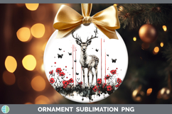 GorgeousAnimals Red Drips Ornament design.