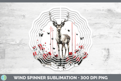 GorgeousAnimals Red Drips Wind Spinner design.
