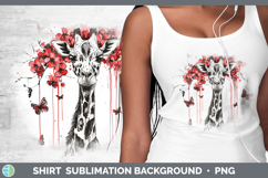 GorgeousAnimals Red Drips Shirt design.