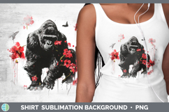 GorgeousAnimals Red Drips Shirt design.