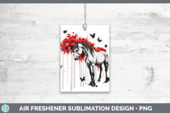 GorgeousAnimals Red Drips Air Freshener design.