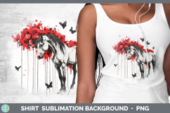 GorgeousAnimals Red Drips Shirt design.