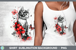 GorgeousAnimals Red Drips Shirt design.