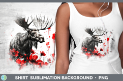 GorgeousAnimals Red Drips Shirt design.