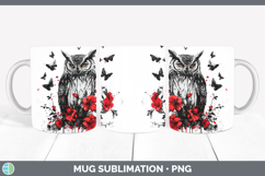 GorgeousAnimals Red Drips Mug Wrap design.
