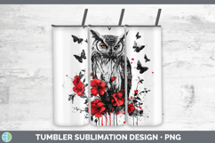 GorgeousAnimals Red Drips Tumbler design.