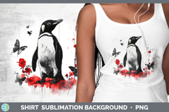 GorgeousAnimals Red Drips Shirt design.