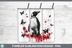 GorgeousAnimals Red Drips Tumbler design.